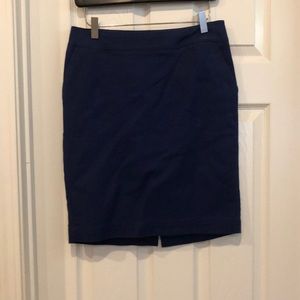 Sz 2, blue pencil skirt
